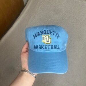 Marquette basketball men's blue embroidered hat adjustable‎ collegiate
